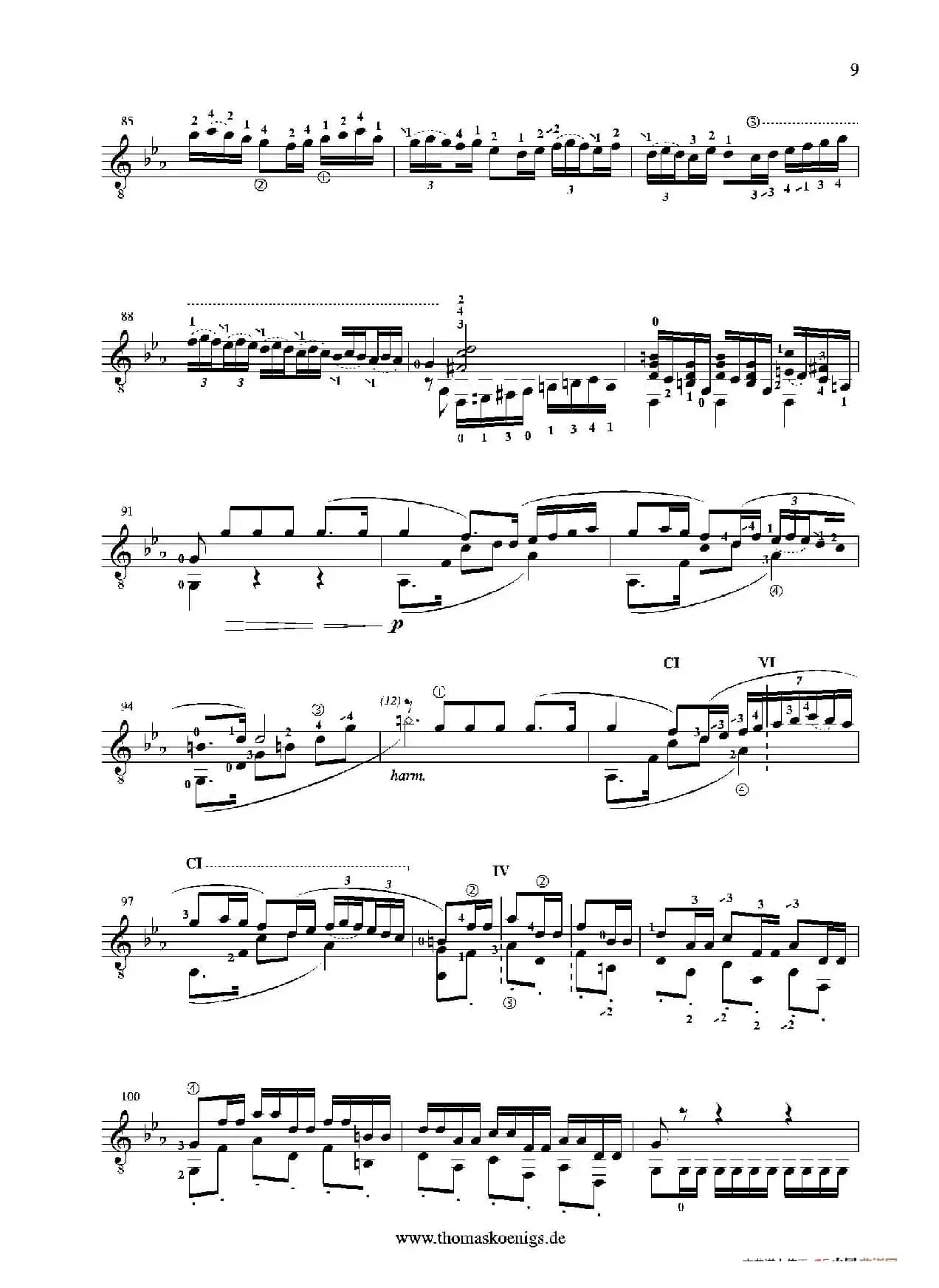 Sevilla(No.3 der Suite espanola op.47)（古典吉他）