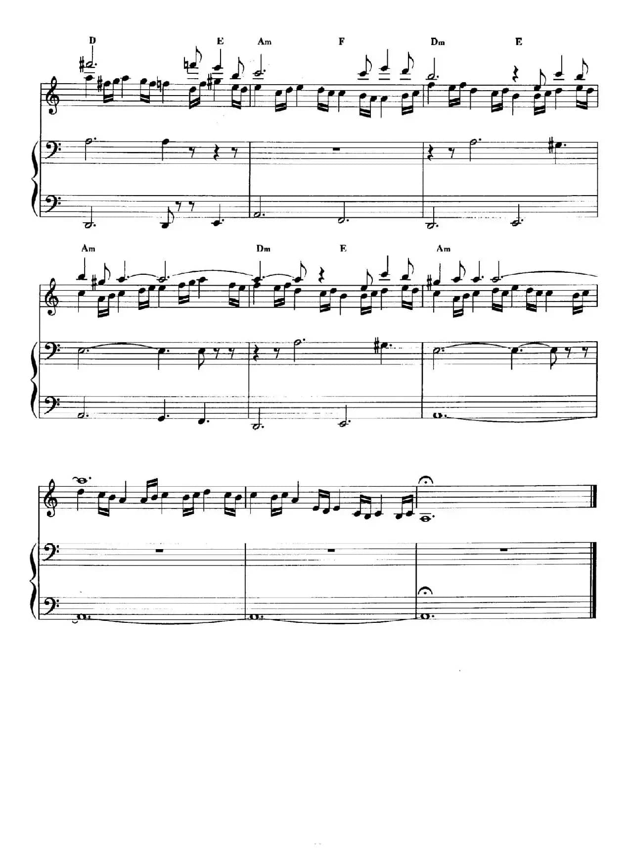 电影配乐大师莫瑞康最佳20首钢琴谱（Best of Ennio Morricone·11）