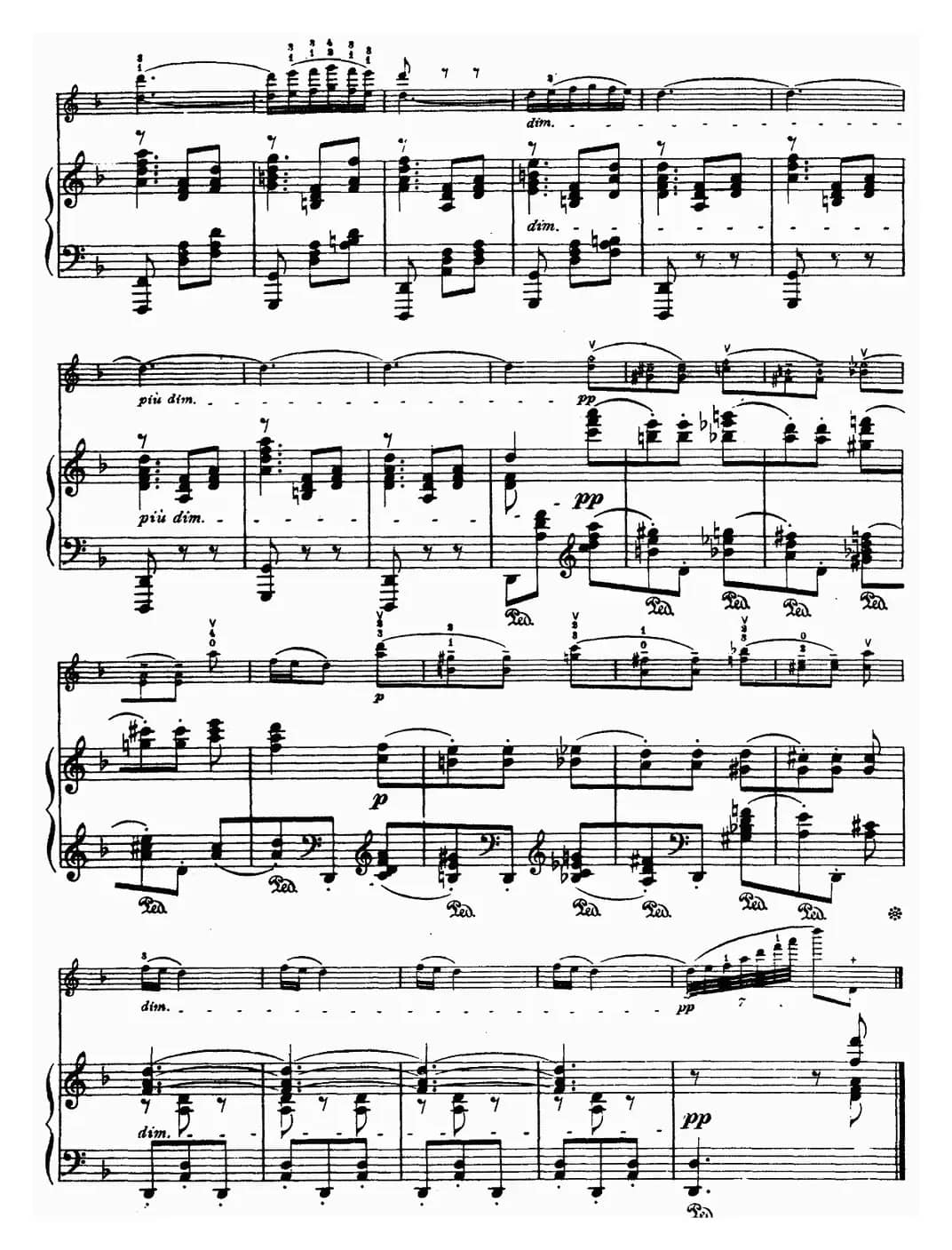 小夜曲（为著名小提琴家克莱斯勒而作）