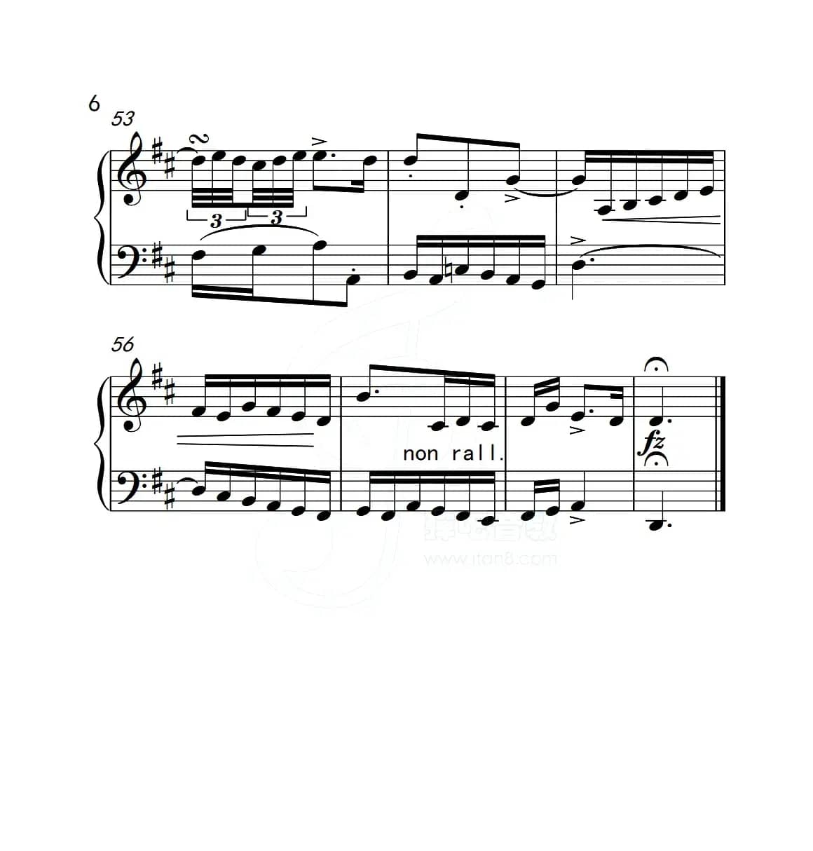 第五级A组 二部创意曲（中国音乐学院钢琴考级作品1~6级）