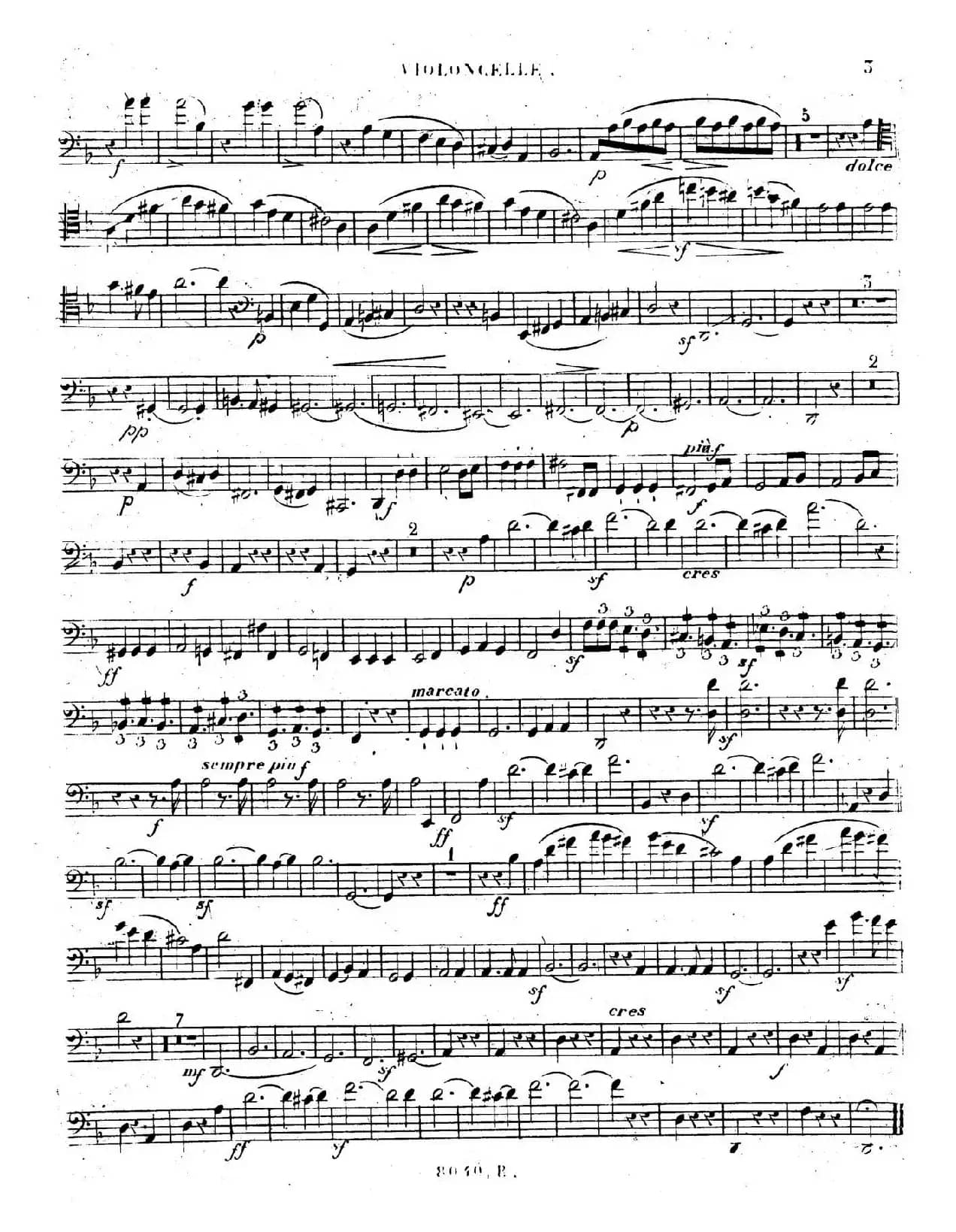 Piano Trio No.1 in d Minor Op.49（d小调第一钢琴三重奏·小提琴独奏版）