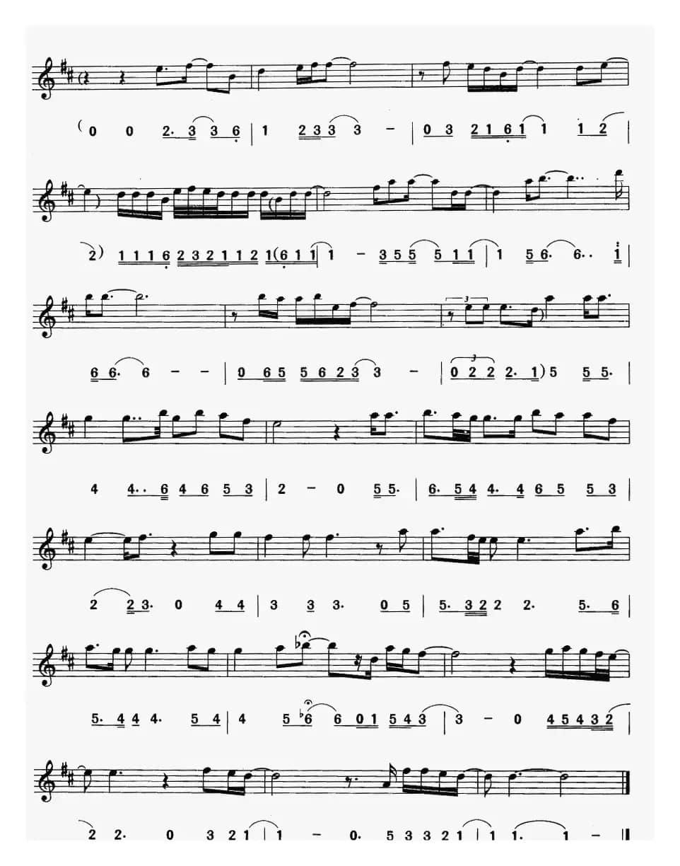 一切为了你（电影《侠盗罗宾汉》主题曲）（线简谱对照版）