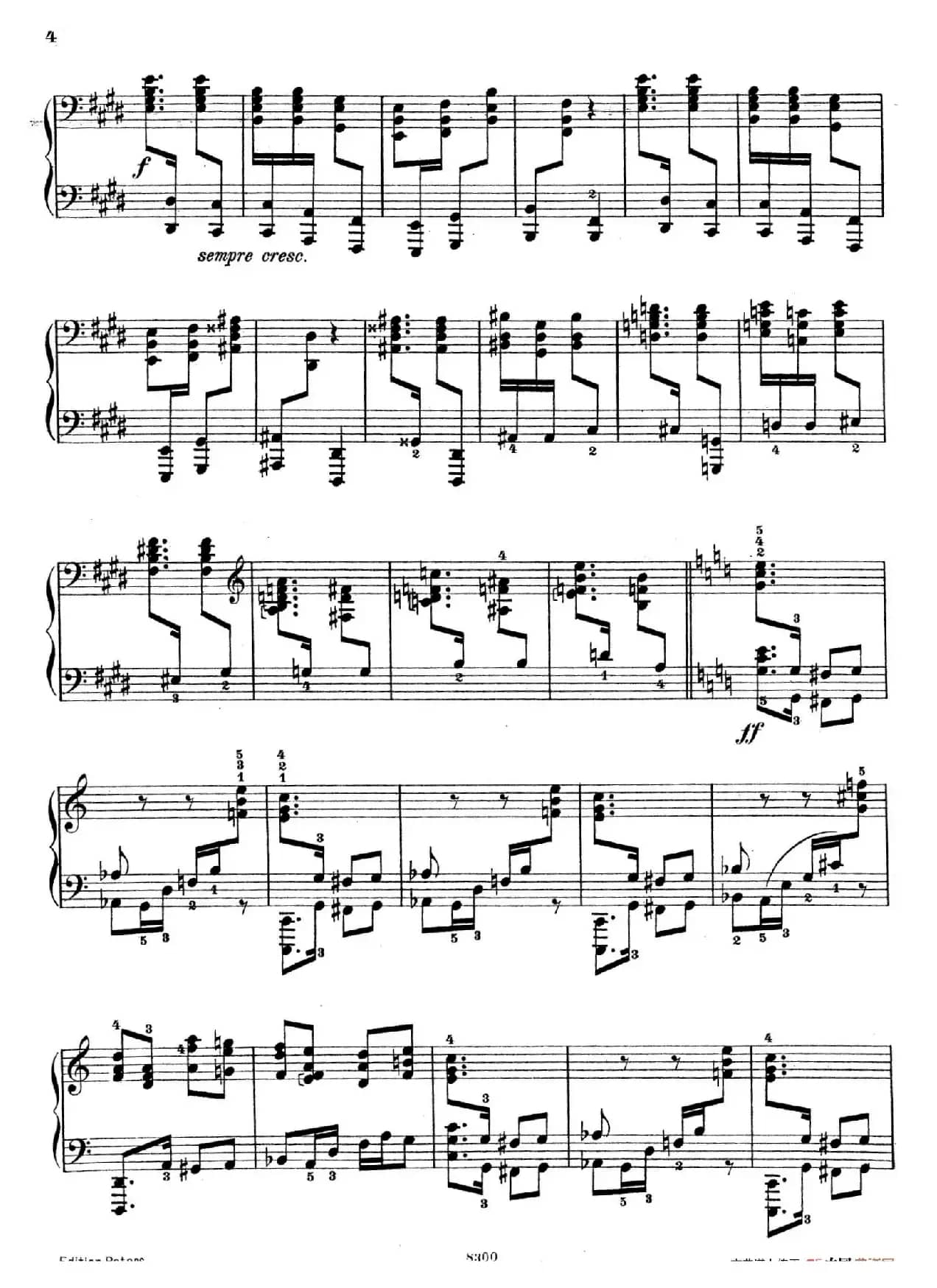 Six Pieces Op.32（6首小品·1. 怪诞进行曲）