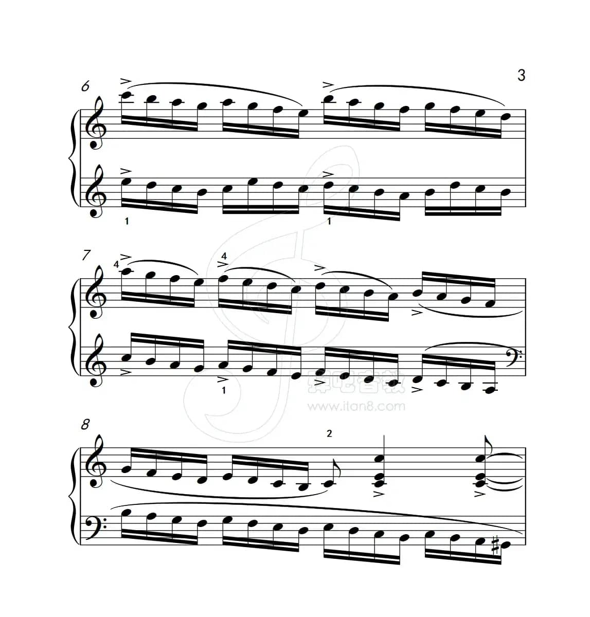 练习曲 1（克拉莫钢琴练习曲60首）