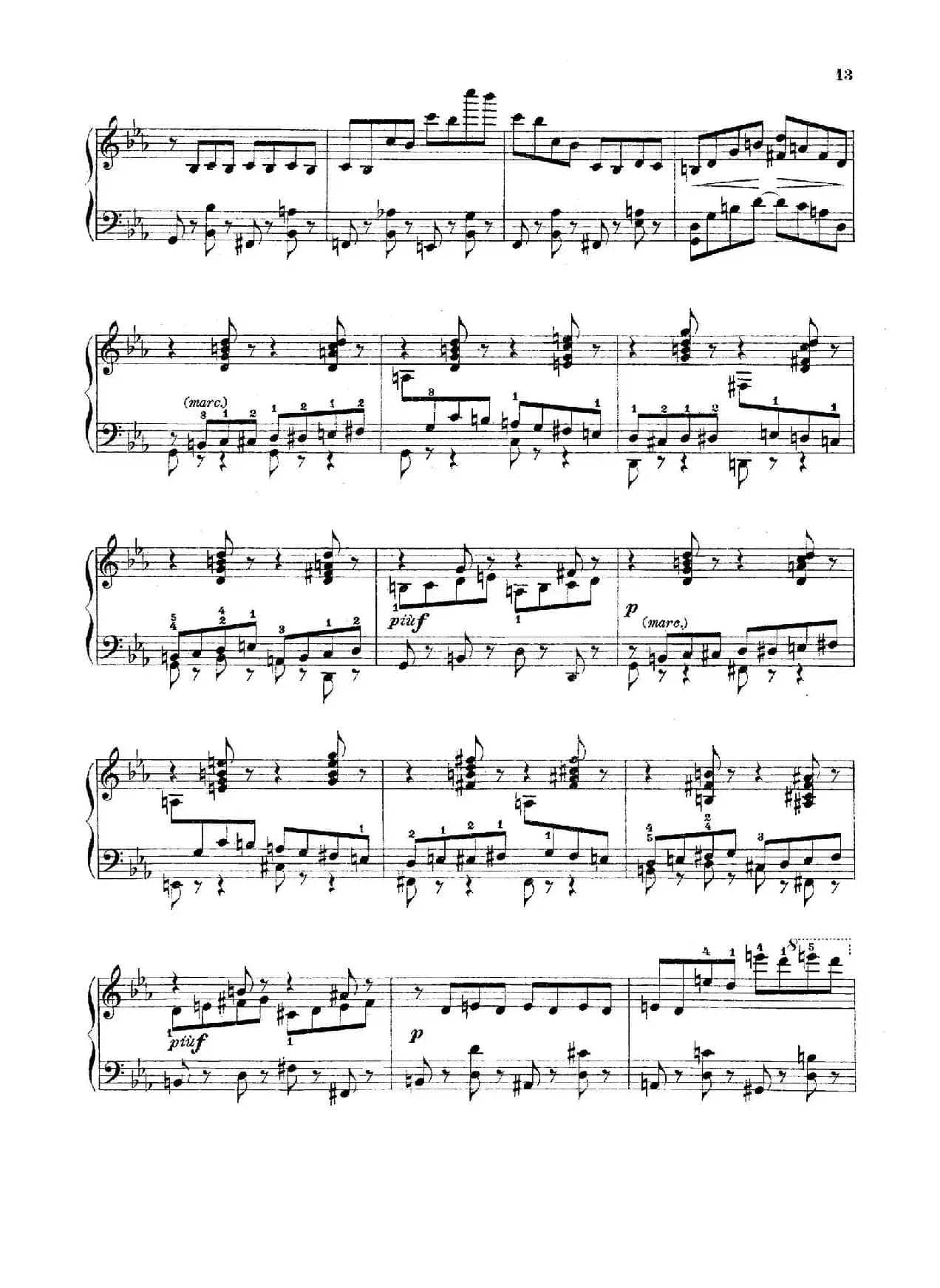 Die Jongleurin Op.52 No.4（女丑角）