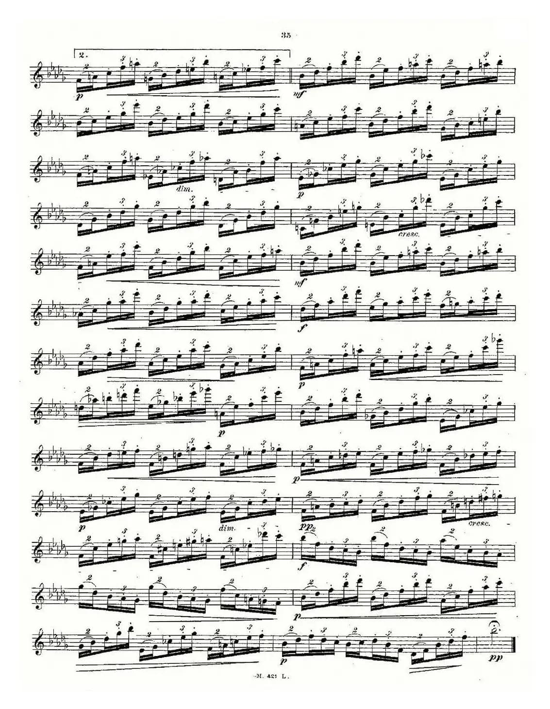 24首长笛练习曲 Op.15 之16—20