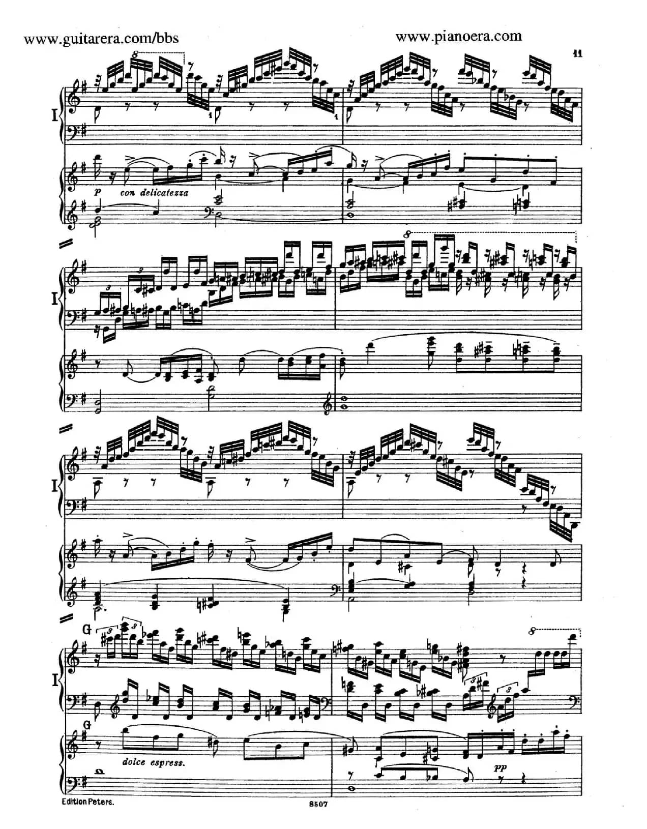 Piano Concerto in E Major Op.59(E大调钢琴协奏曲·双钢琴·第一乐章)