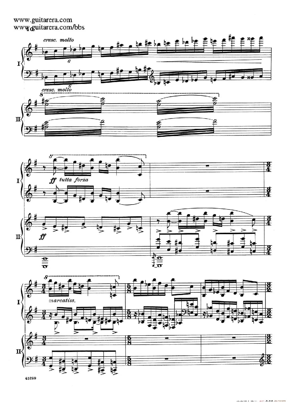 Piano Concerto Op.38（钢琴协奏曲·双钢琴·第一乐章）
