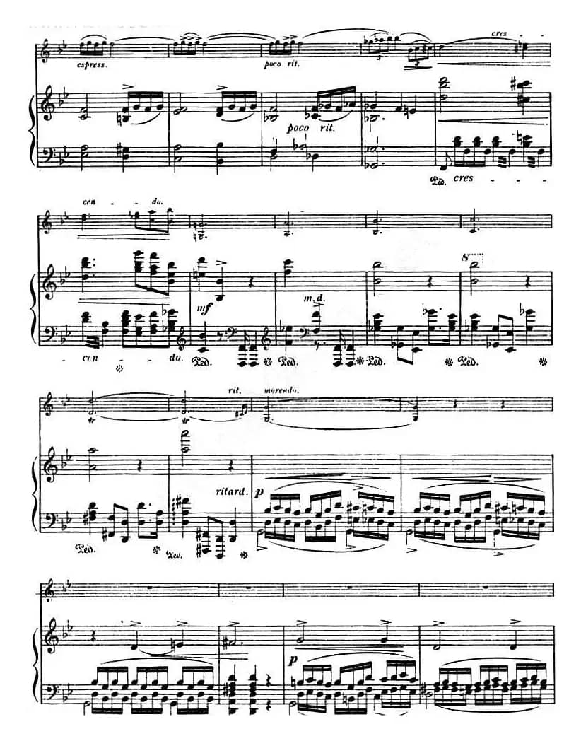 LEGENDE Op.17（传奇）（小提琴+钢琴伴奏）