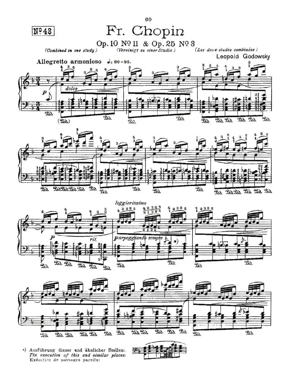 肖邦《练习曲》Fr.Chopin Op.10 No11 & Op.25 No3
