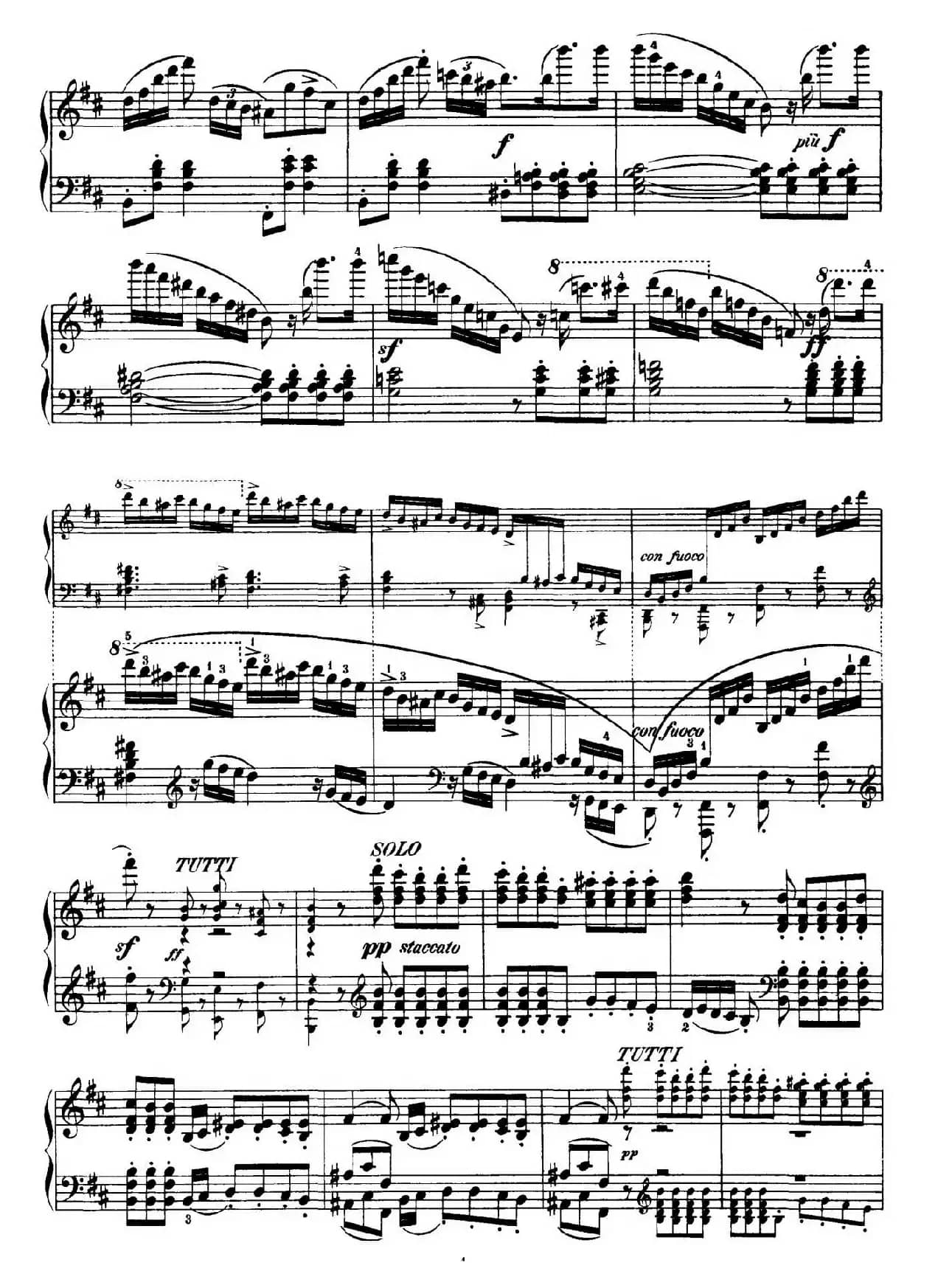 Capriccio Brillante in B Major Op.22（B大调华丽随想曲·钢琴独奏）