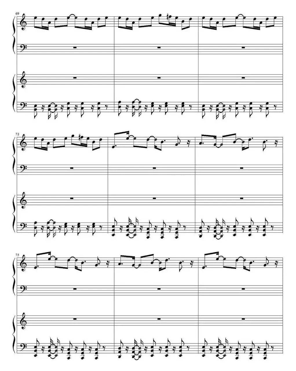 Higher （四手联弹）