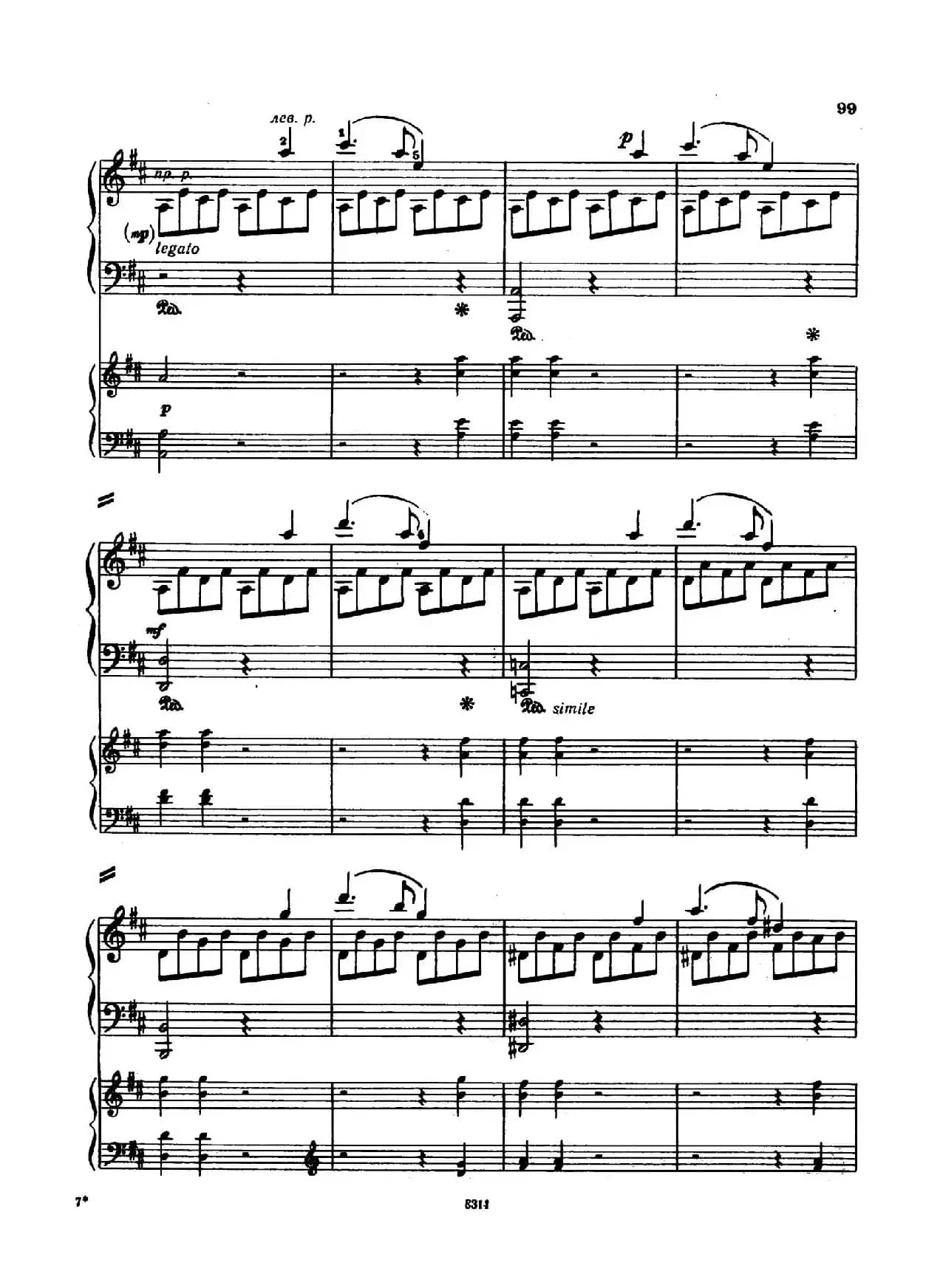 Concerto no 5 K 175 - 2 Piano（Ⅲ）