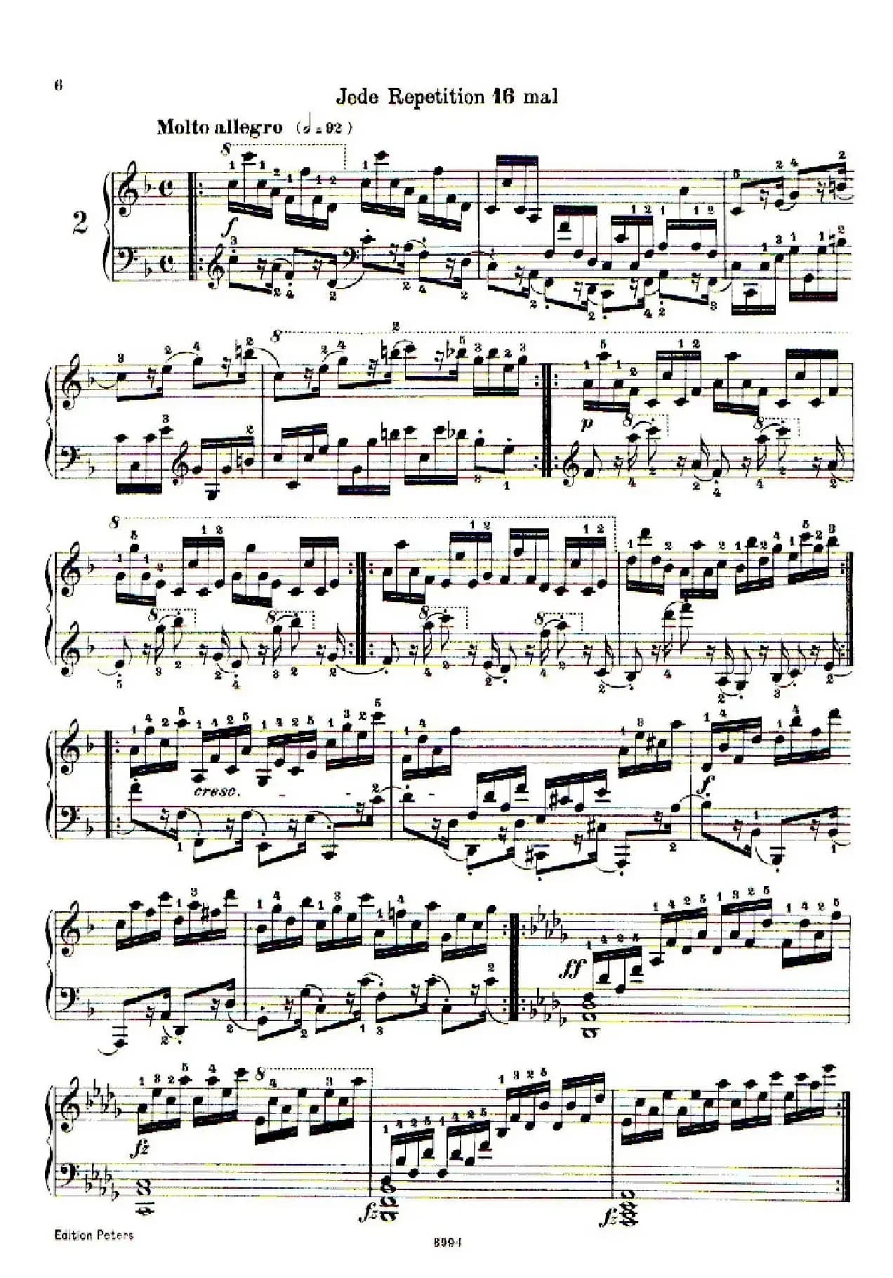 School of the Virtuoso Op.365（60首钢琴高级练习曲·2）