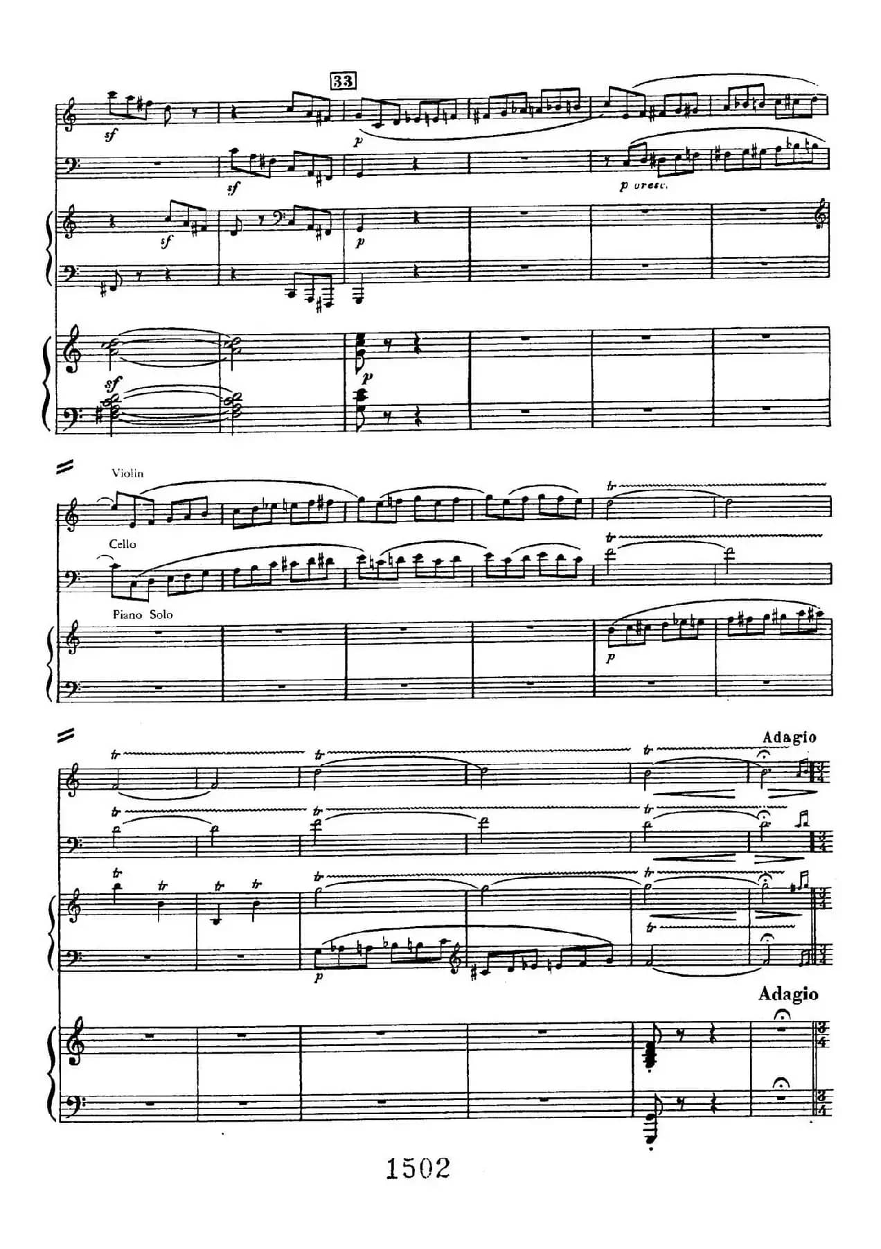 Triple Concerto in C Major Op.56(C大调三重协奏曲·双钢琴·Ⅲ)