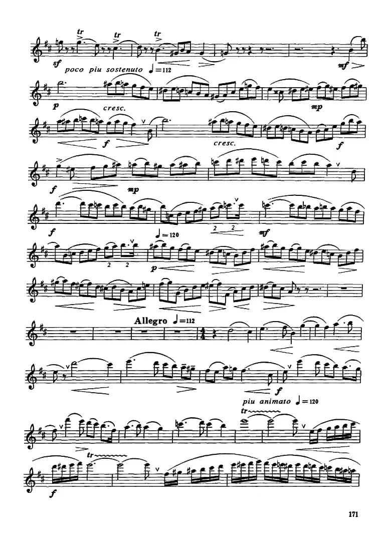 Glazunov Op.109（格拉组诺夫协奏曲Op.109）（中音萨克斯分谱）