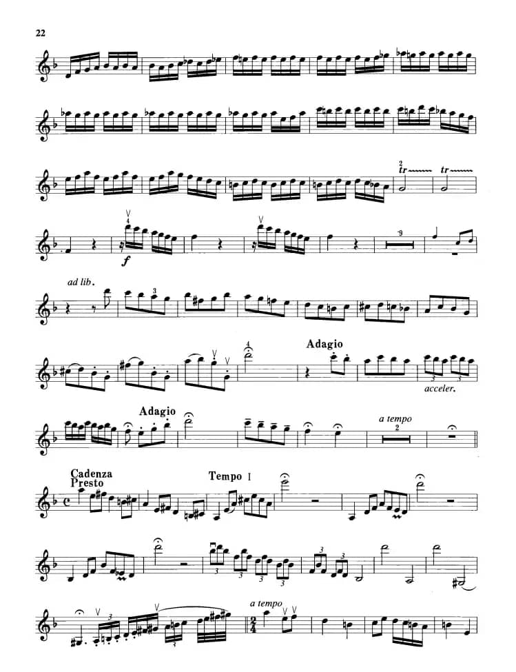 d小调协奏曲第三乐章