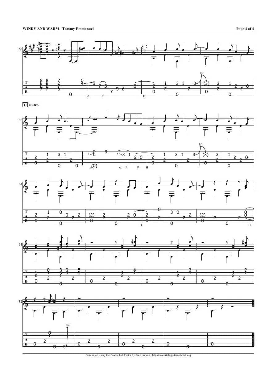 tommy emmanuel：windy and warm（指弹吉它）