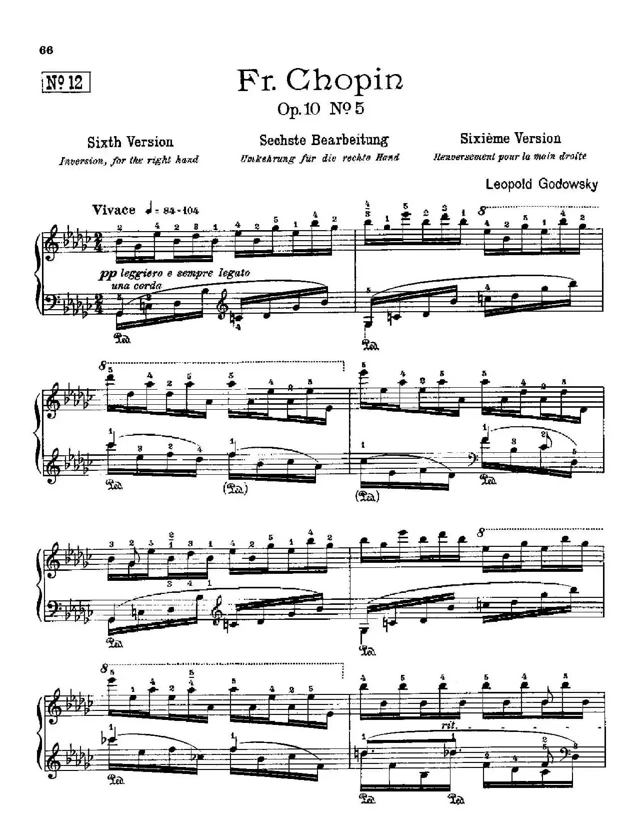 53首改编练习曲（No.12）