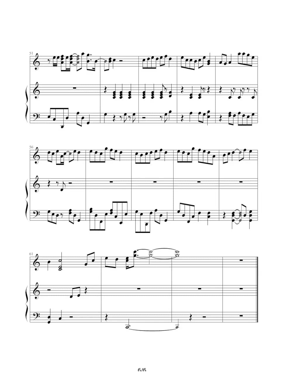 亲朋勿友（钢琴伴奏谱）