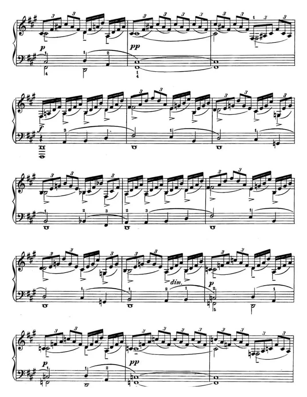 拉赫玛尼诺夫 幻想小品集 Op.3 No.4 小丑 升f小调