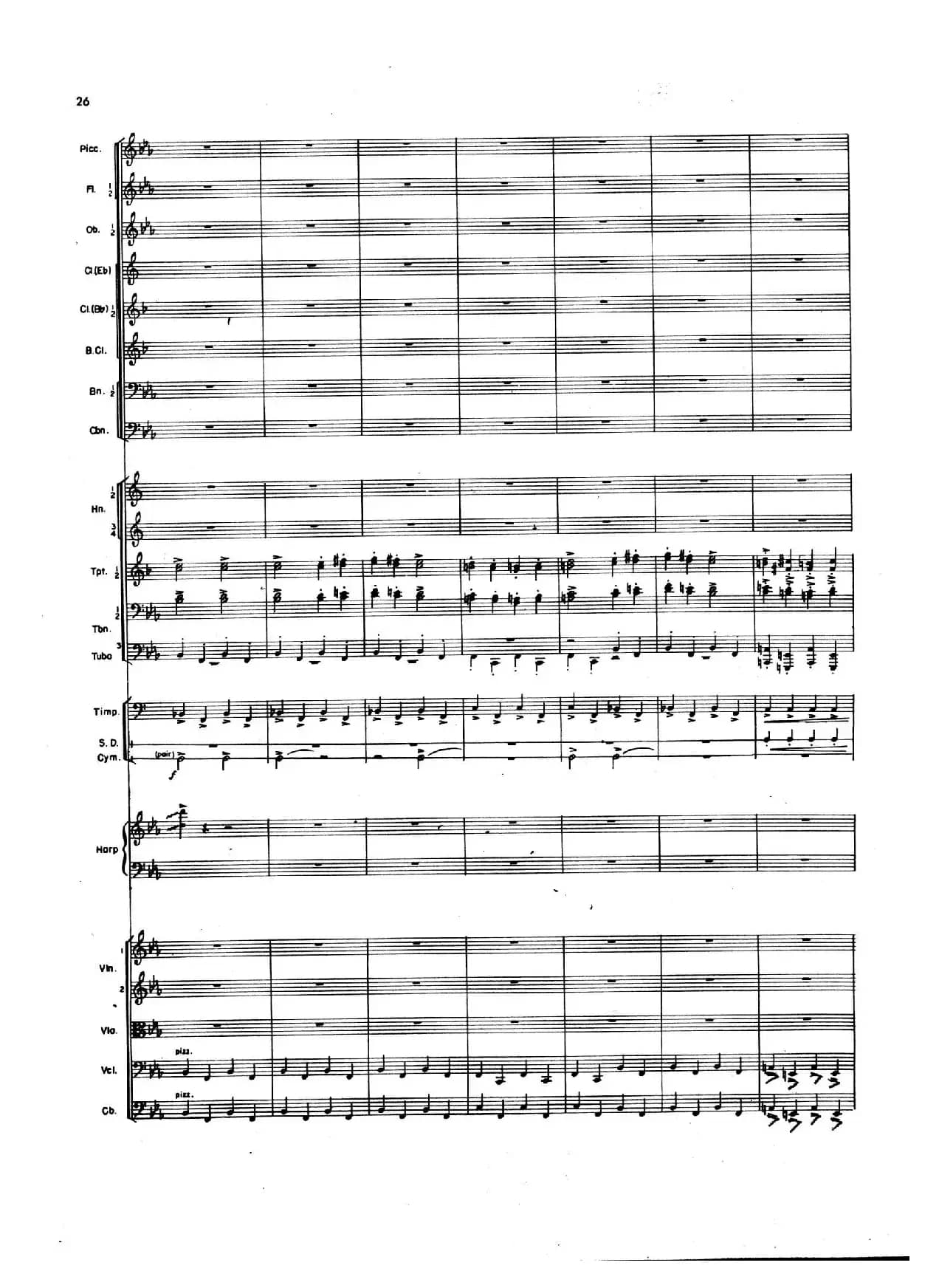 OVERTURE TO CANDIDE（《坎迪德》序曲）（交响乐总谱）