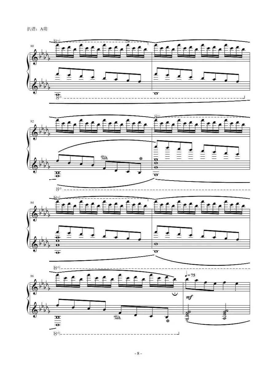 Luv Letter（双轨钢琴版）