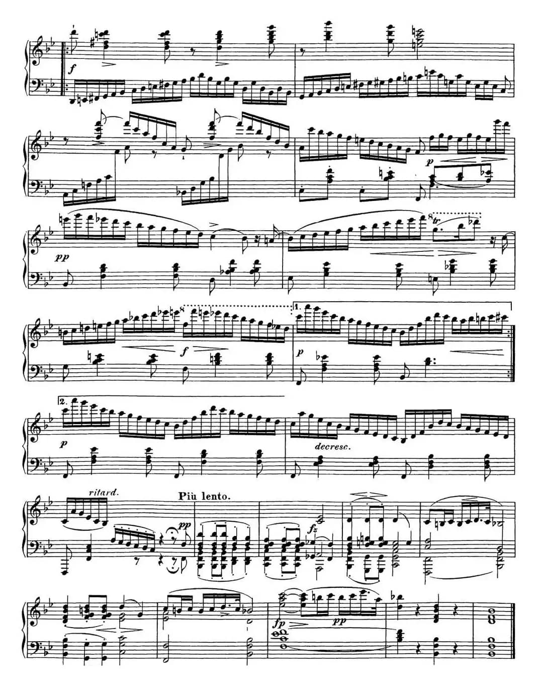 舒伯特降B大调即兴曲D.935，Op.142（NO.3）