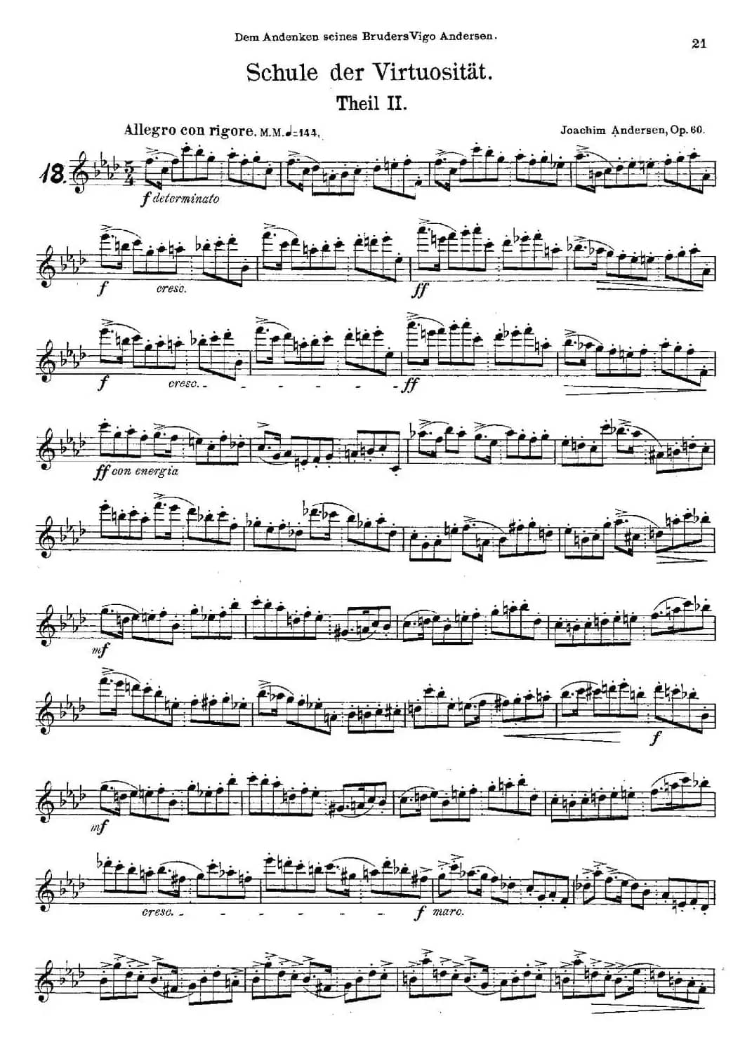 Schule der Virtuosität. Op. 60（18）