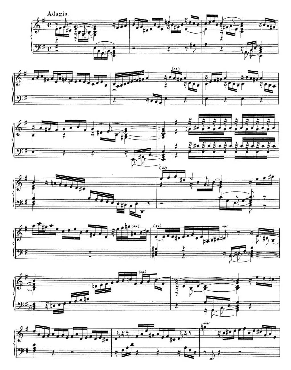 Toccata BWV 914(7首托卡塔·No.5 e小调)