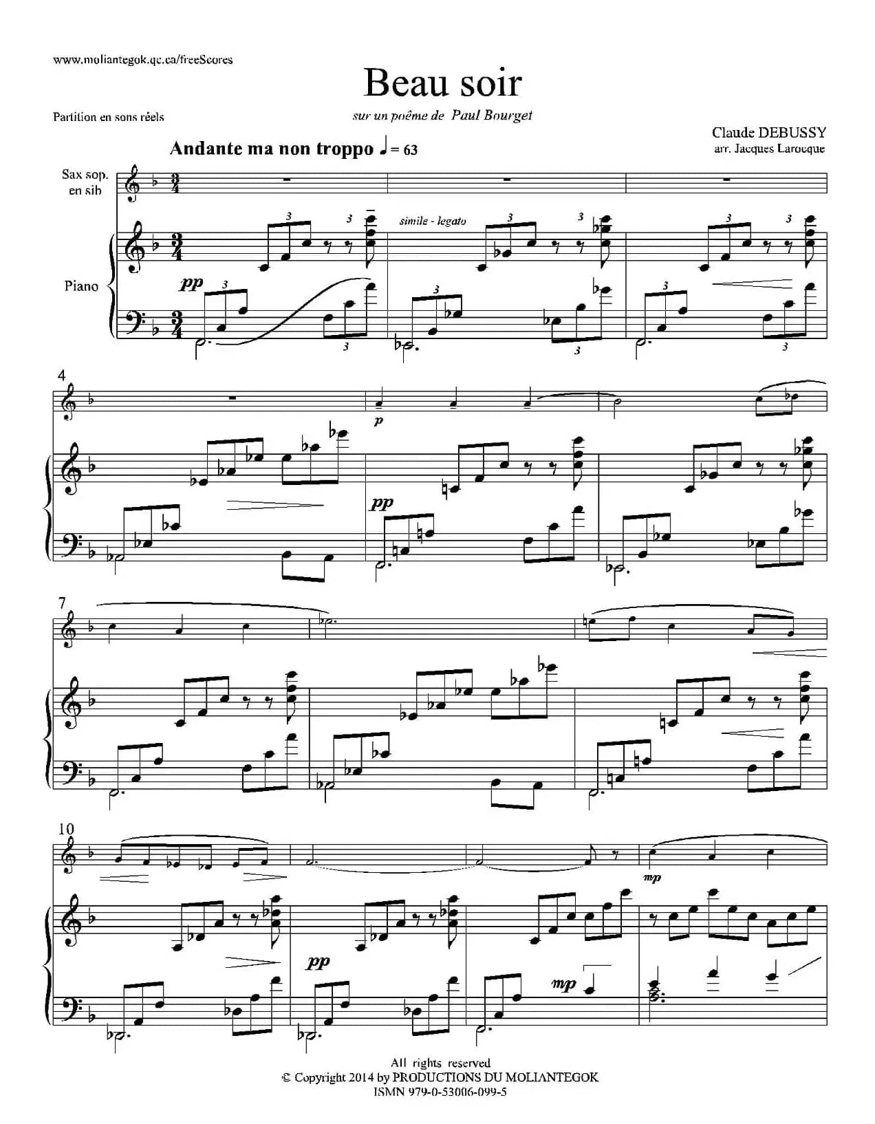 美丽的黄昏（高音萨克斯+钢琴伴奏）