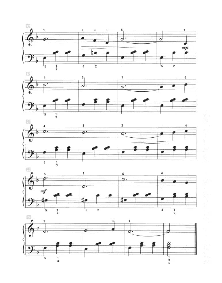 金与银（儿童古典钢琴小品）