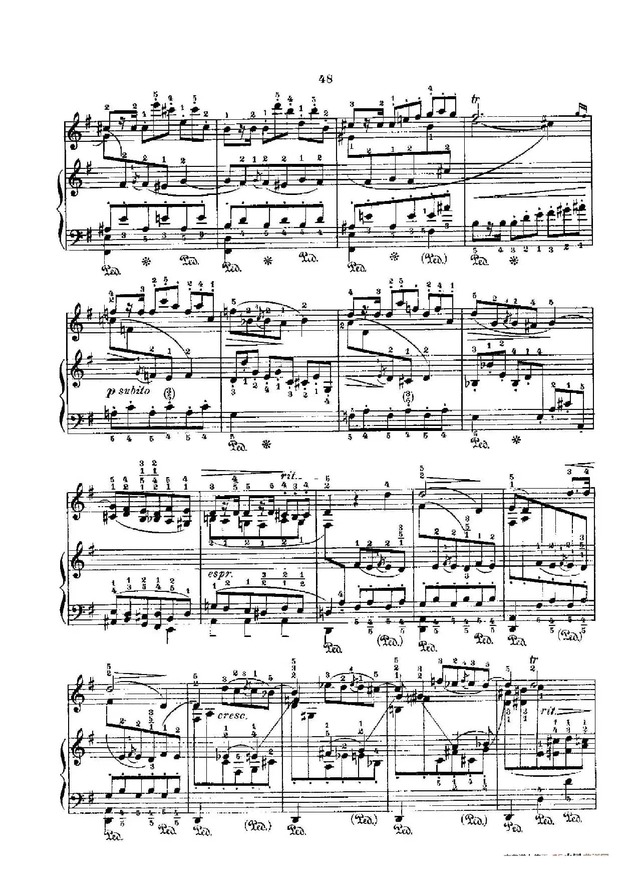 53首以肖邦练习曲为素材而作的练习曲（No.46）