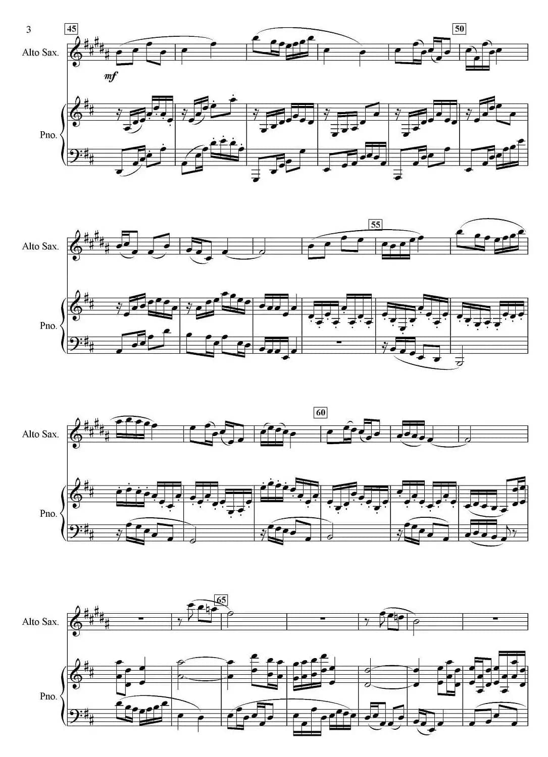 茶山上的秋趣（中音萨克斯+钢琴）