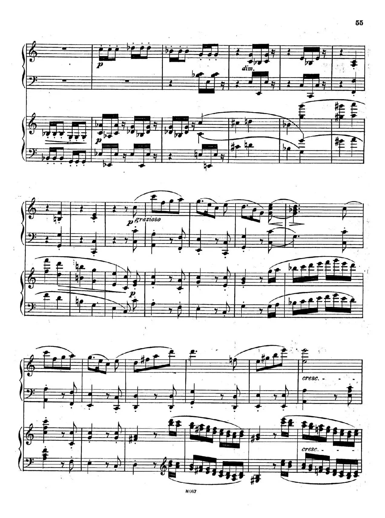 Symphony No.4 in e Minor Op.98（e小调第四交响曲·双钢琴）