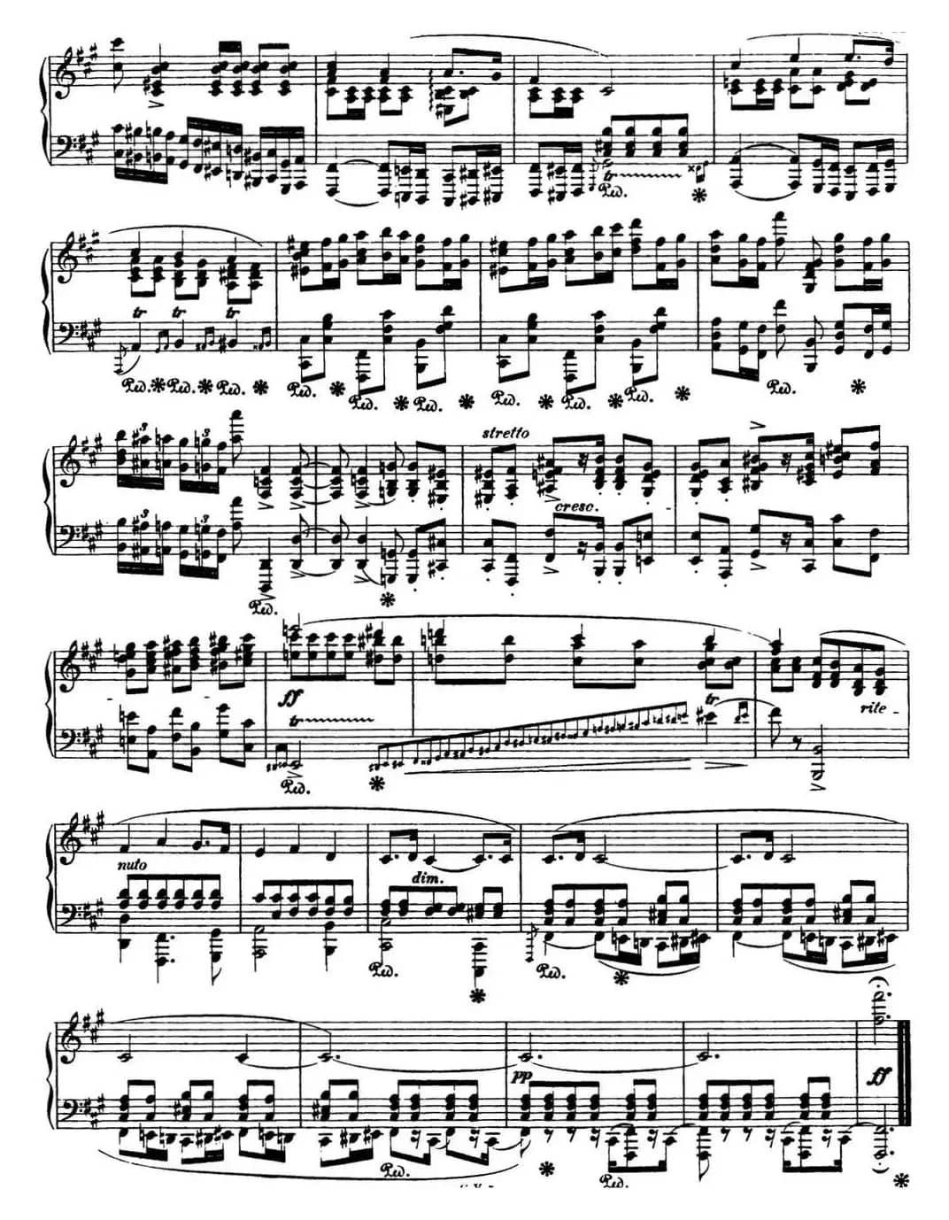 肖邦 波兰舞曲 Op.44 升f小调 Polonaise