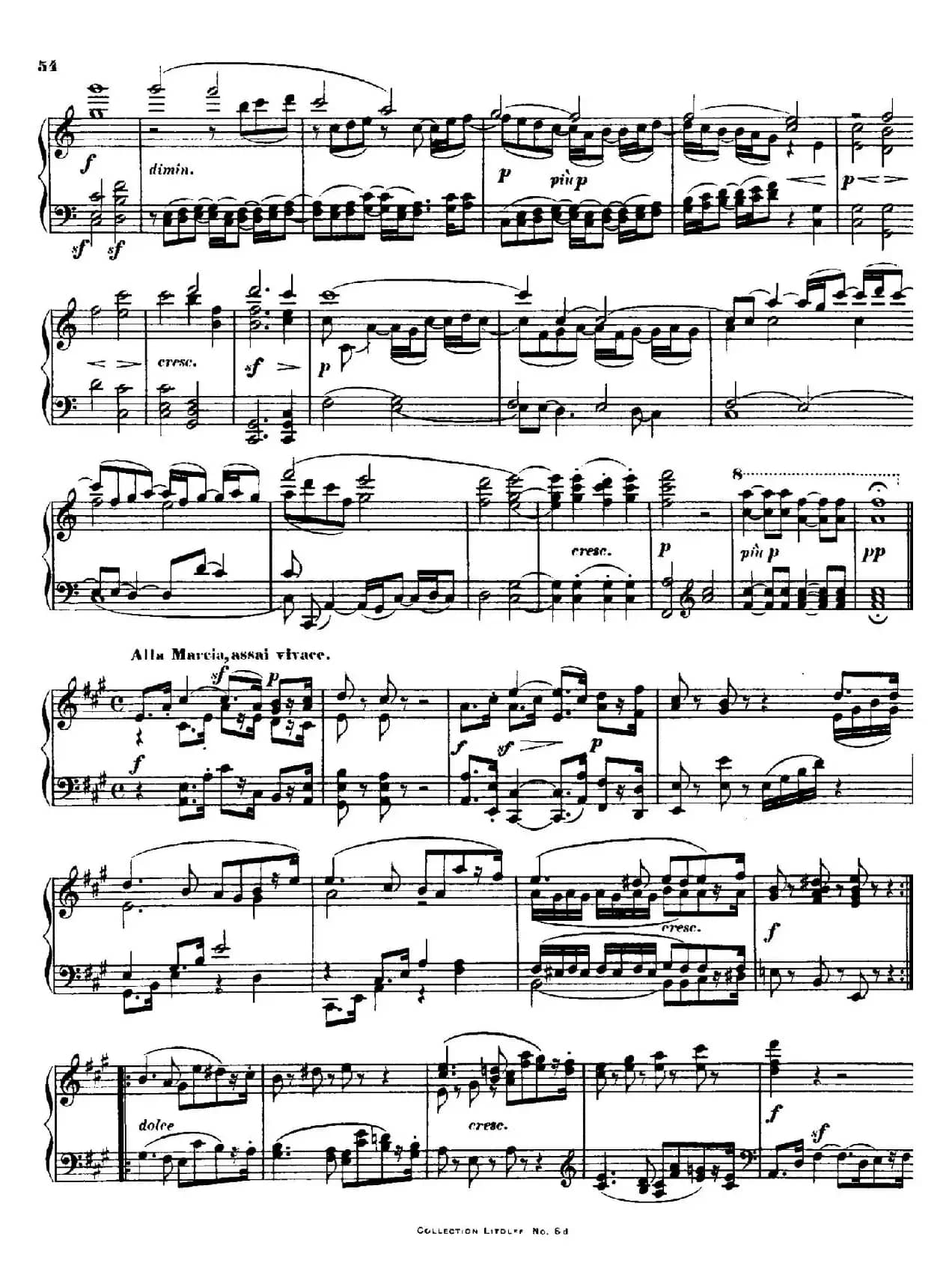 String Quartet No.15 in a Minor Op.132（a小调第十五弦乐四重奏·钢琴独奏版）