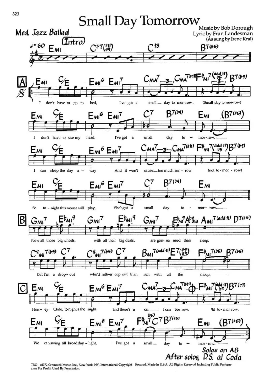 Small Day Tomorrow（爵士钢琴曲）