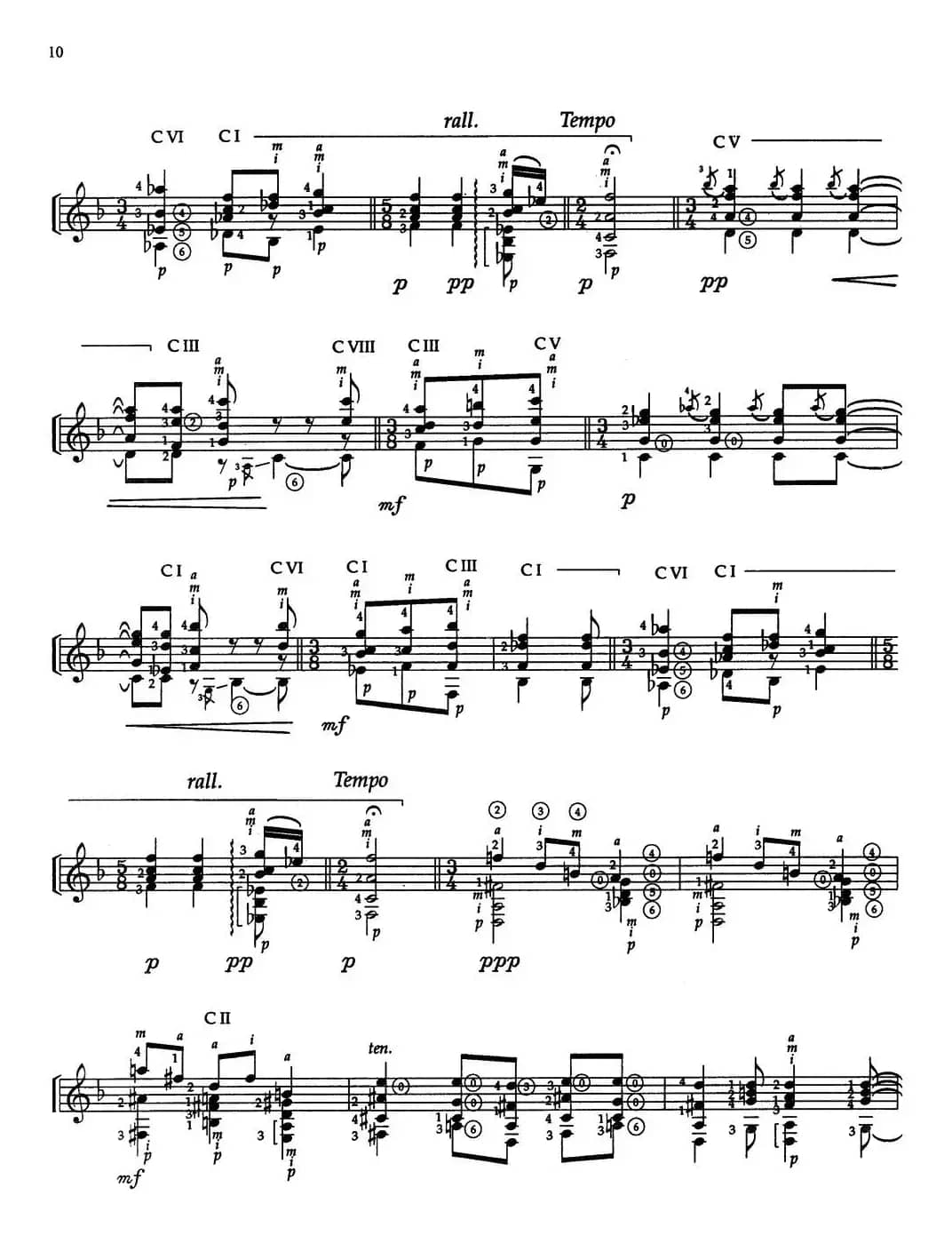 Joaquin Rodrigo Music for Guitar（罗德里戈吉他音乐P7-11）（古典吉他）