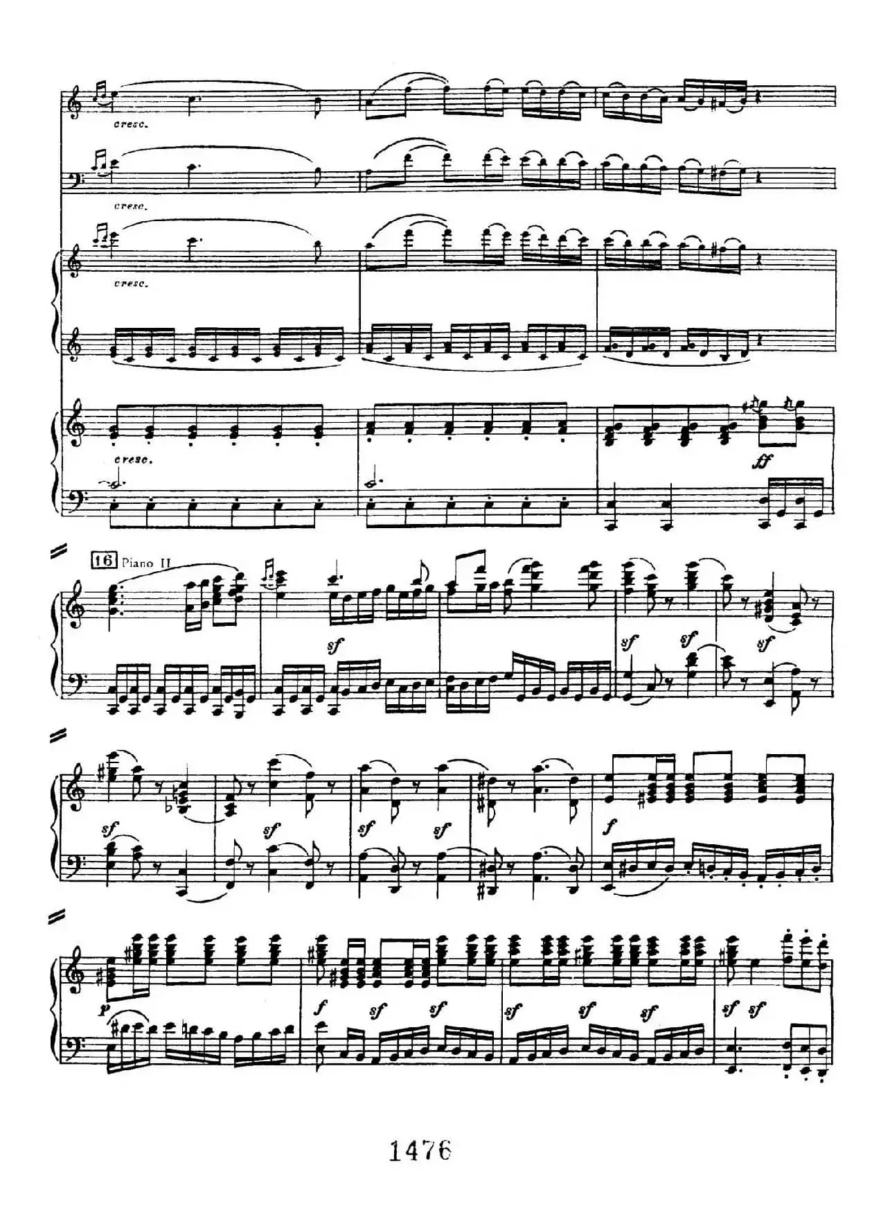 Triple Concerto in C Major Op.56(C大调三重协奏曲·双钢琴·Ⅲ)