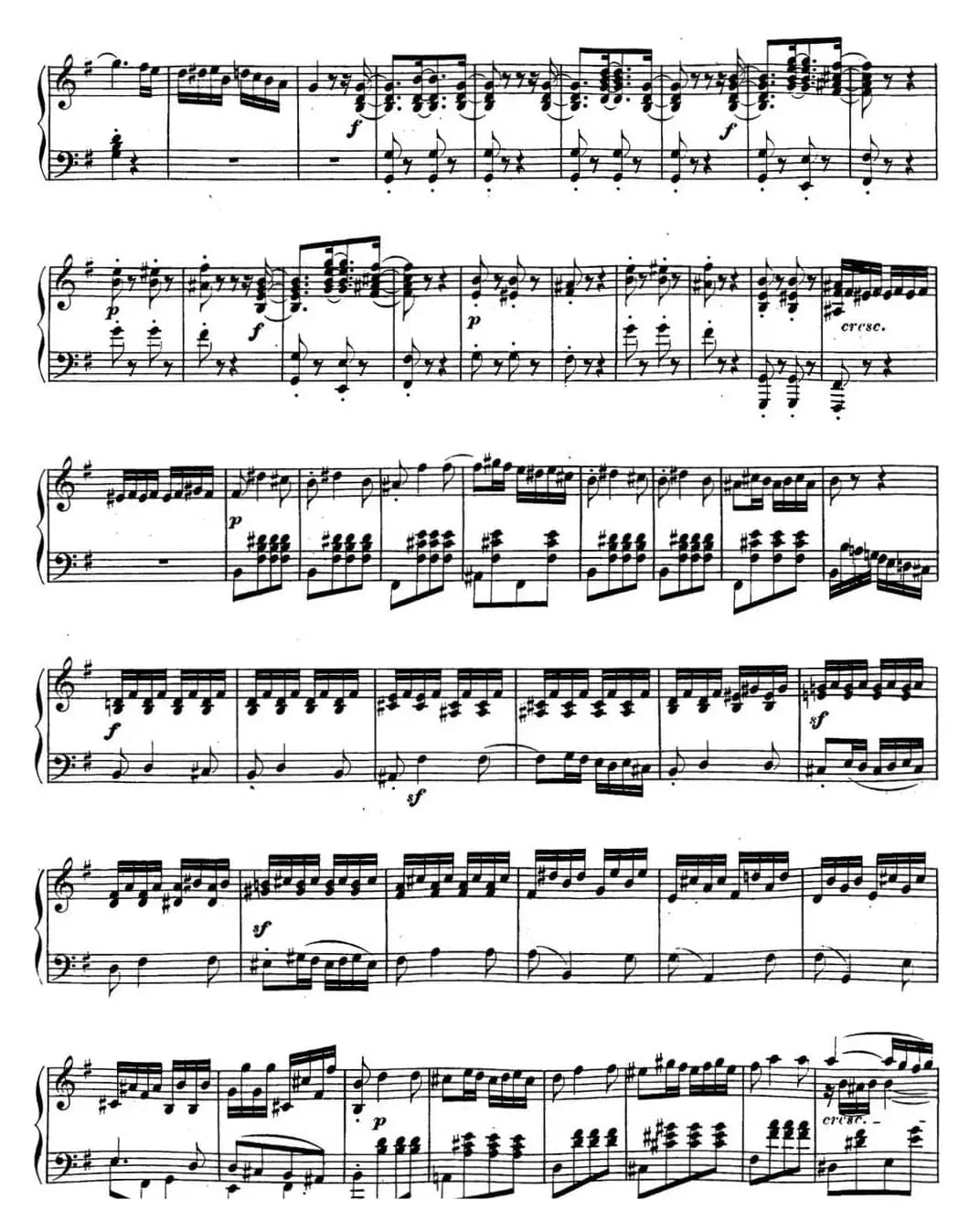 贝多芬钢琴奏鸣曲16 G大调 Op.31 No.1 G major