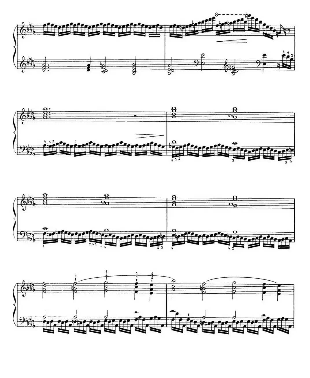 15 Etudes de Virtuosité Op.72 No.12（十五首钢琴练习曲之十二）