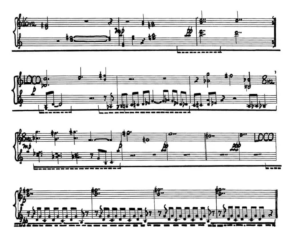 为加料钢琴而作的奏鸣曲与间奏曲（10）