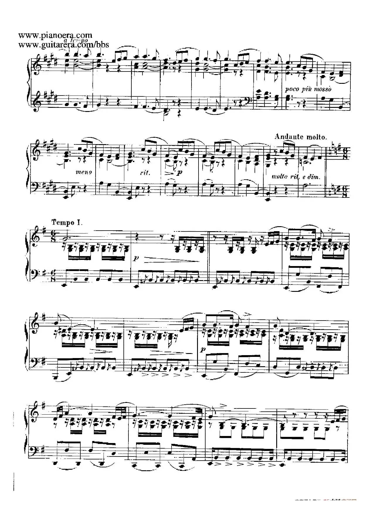 12 Spanish Danses Op.37（12首西班牙舞曲·5）