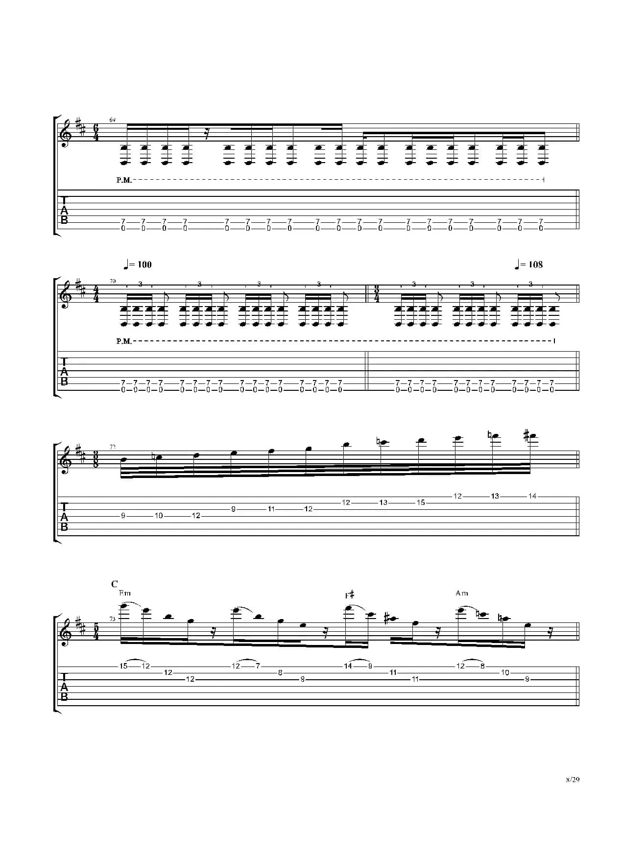 The Dance Of Eternity（吉他独奏）