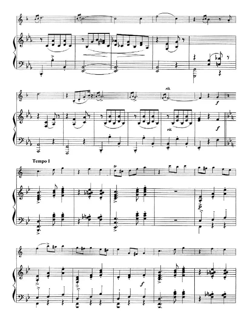 爱的欢乐（小号+钢琴伴奏）