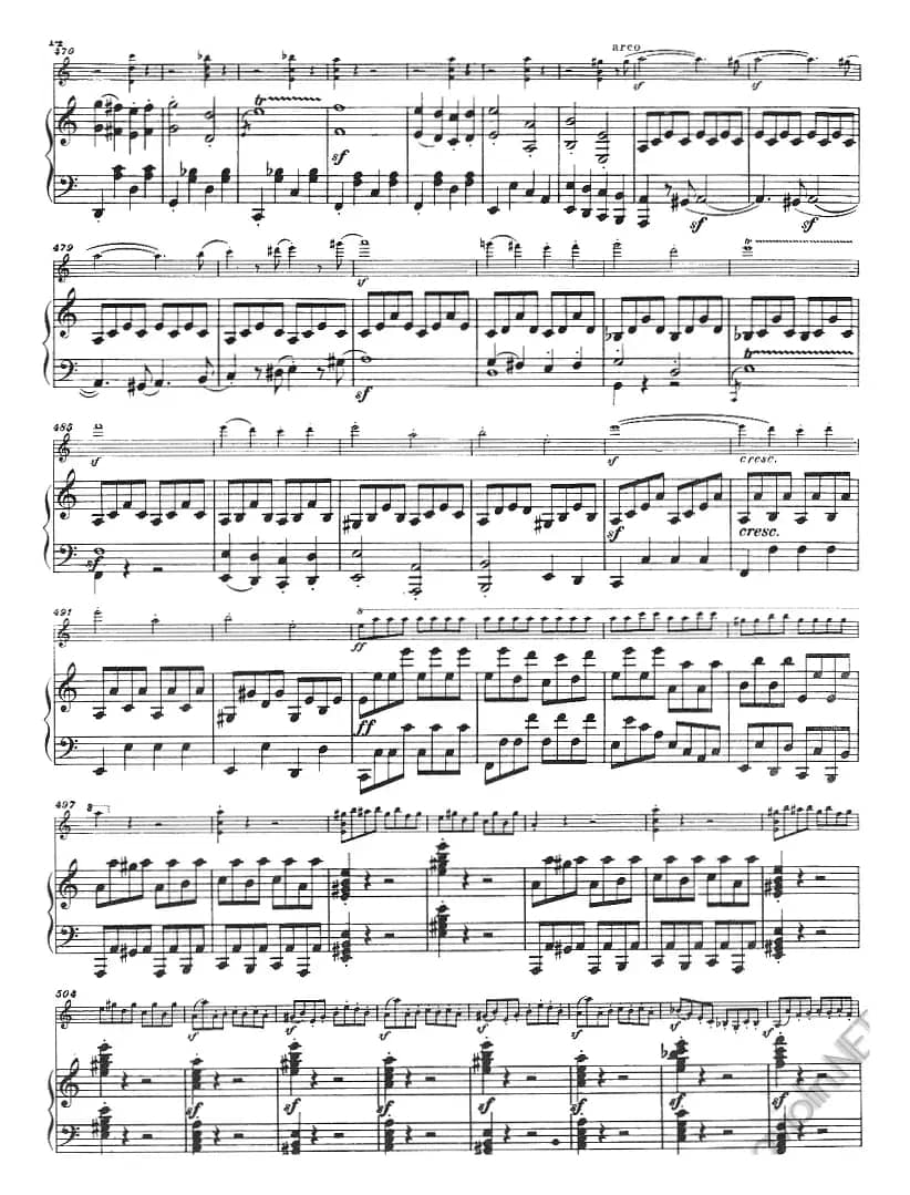 献给好友鲁道尔夫·克鲁采：奏鸣曲（A大调、小提琴+钢琴伴奏）