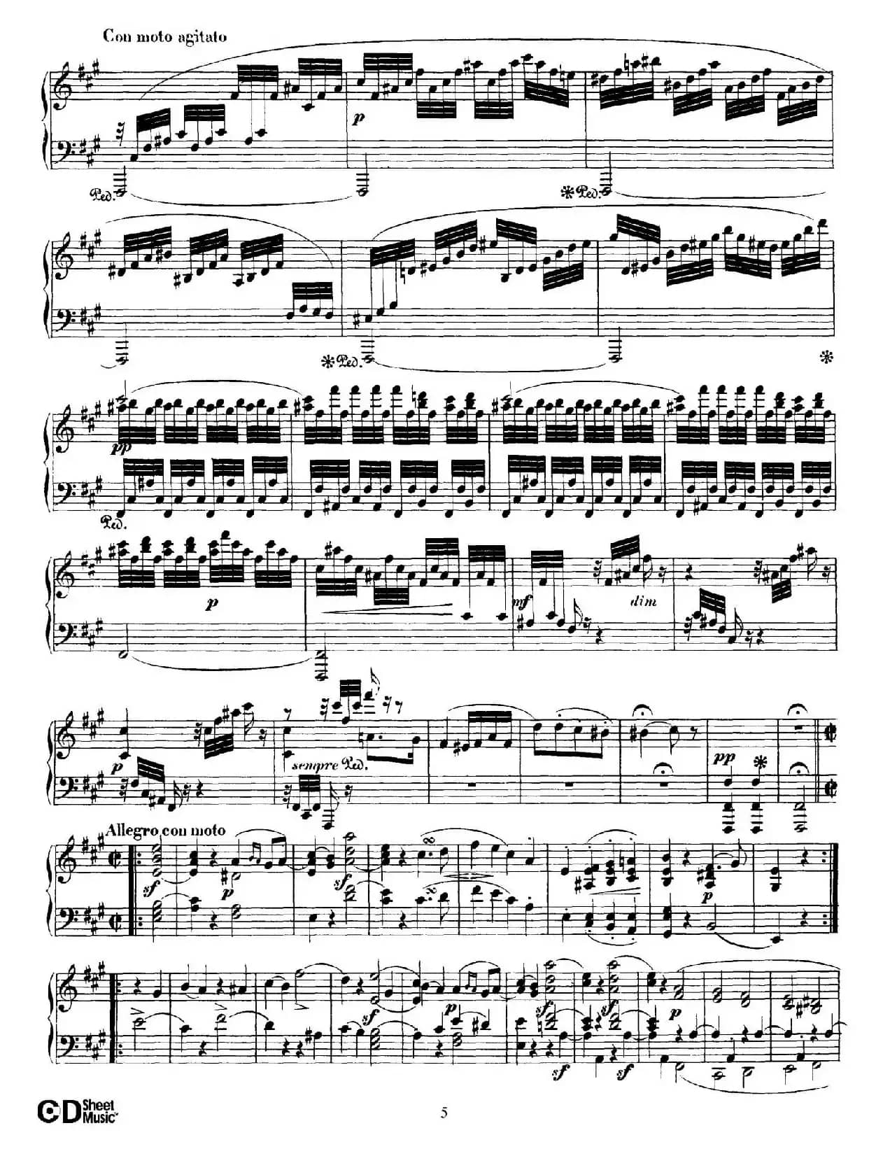 Fantasy in f-Sharp Minor Op.28(升f小调幻想曲)