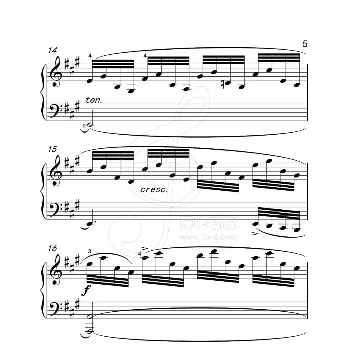 练习曲 38（克拉莫钢琴练习曲60首）