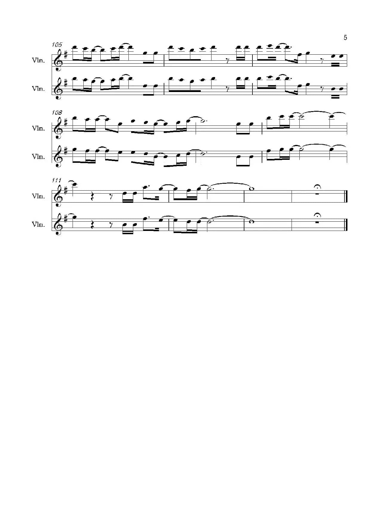 四月是你的谎言（オレンジ）（小提琴二重奏）